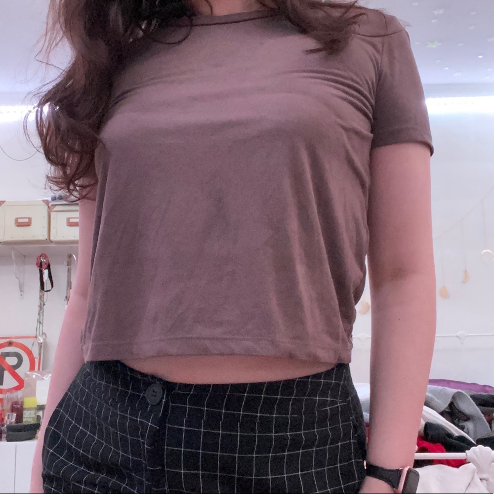 Suede Tee